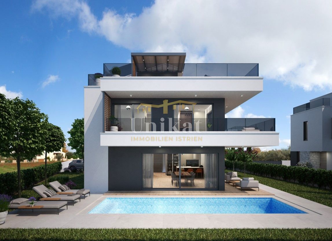 Casa moderna con 4 camere da letto vicino al mare